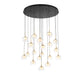 Lib & Co. - 10214-02 - LED Chandelier - Manarola - Matte Black