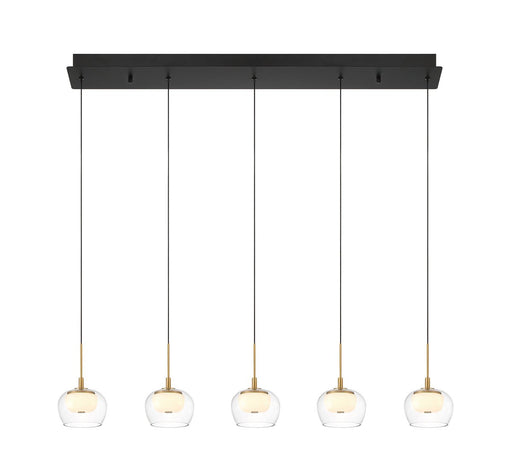 Manarola LED Chandelier Matte Black