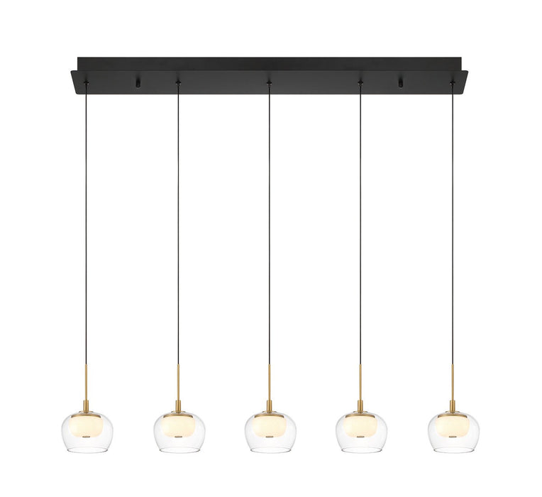Lib & Co. - 10217-02 - LED Chandelier - Manarola - Matte Black