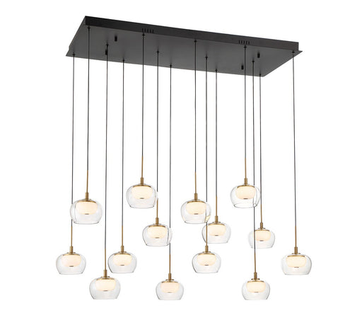 Lib & Co. - 10218-02 - LED Chandelier - Manarola - Matte Black