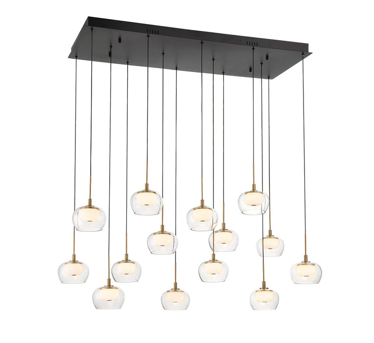 Lib & Co. - 10218-02 - LED Chandelier - Manarola - Matte Black