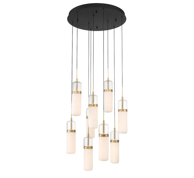 Lib & Co. - 10222-02 - LED Chandelier - Verona - Matte Black