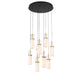 Lib & Co. - 10222-02 - LED Chandelier - Verona - Matte Black