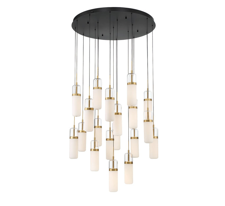 Lib & Co. - 10223-02 - LED Chandelier - Verona - Matte Black