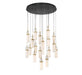 Lib & Co. - 10223-02 - LED Chandelier - Verona - Matte Black