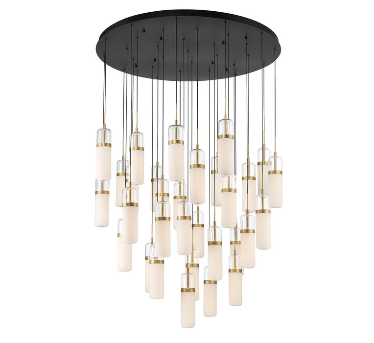 Lib & Co. - 10224-02 - LED Chandelier - Verona - Matte Black