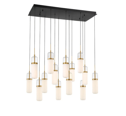 Lib & Co. - 10227-02 - LED Chandelier - Verona - Matte Black
