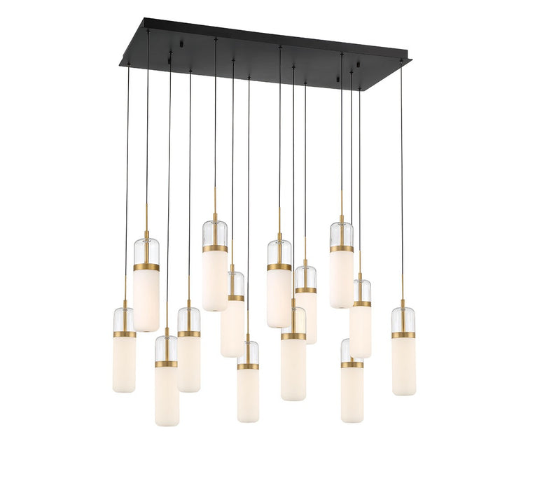 Lib & Co. - 10227-02 - LED Chandelier - Verona - Matte Black
