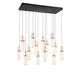 Lib & Co. - 10227-02 - LED Chandelier - Verona - Matte Black