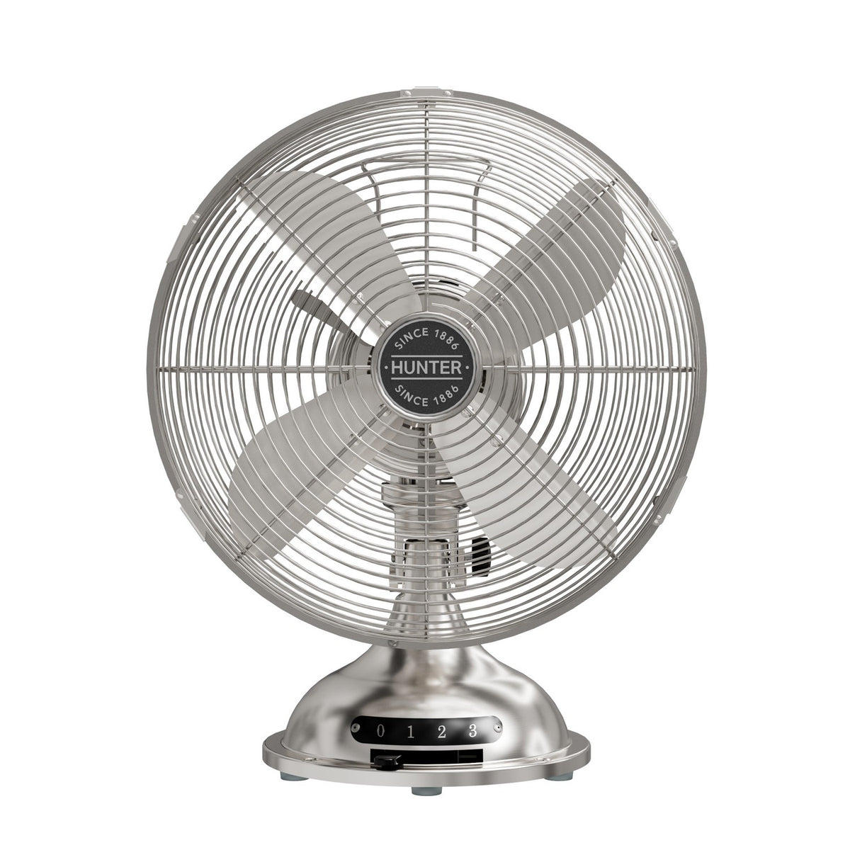 Hunter - 97315 - Portable Desk Fan - Brushed Nickel — Lighting