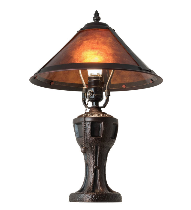 Meyda Tiffany - 224098 - One Light Table Lamp - Sutter - Mahogany Bronze