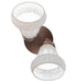 Meyda Tiffany - 254394 - Two Light Flushmount - Puffy - Mahogany Bronze