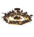 Meyda Tiffany - 259480 - 16 Light Semi-Flushmount - Acorn & Oak Leaf - Antique Copper