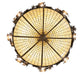 Meyda Tiffany - 259480 - 16 Light Semi-Flushmount - Acorn & Oak Leaf - Antique Copper