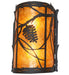 Meyda Tiffany - 261021 - Two Light Wall Sconce - Whispering Pines - Oil Rubbed Bronze