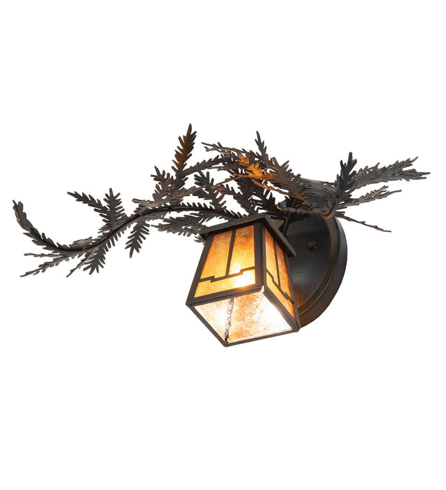 Meyda Tiffany - 261861 - One Light Wall Sconce - Pine Branch
