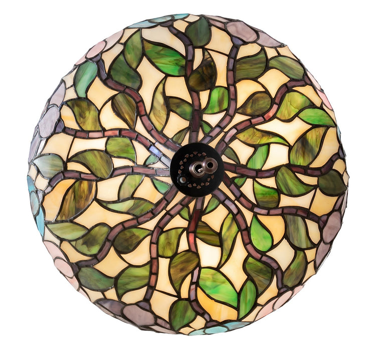 Meyda Tiffany - 263352 - Three Light Fan Light Fixture - Wisteria