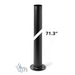 Hubbardton Forge - 390271-80 - Outdoor Post - Round Post - Coastal Black