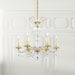 Schonbek - AT1006N-44H - Six Light Chandelier - Helenia - Heirloom Silver