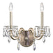 Schonbek - S7602N-48R - Two Light Wall Sconce - Napoli - Antique Silver