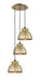 Innovations - 113B-3P-AB-M14-AB - Three Light Pendant - Ballston - Antique Brass