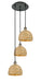 Innovations - 113B-3P-BAB-RBD-8-NAT - Three Light Pendant - Downtown Urban - Black Antique Brass