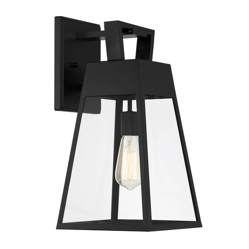Cooper One Light Wall Lantern Matte Black