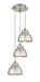 Innovations - 113B-3P-SN-M14-SN - Three Light Pendant - Ballston - Brushed Satin Nickel