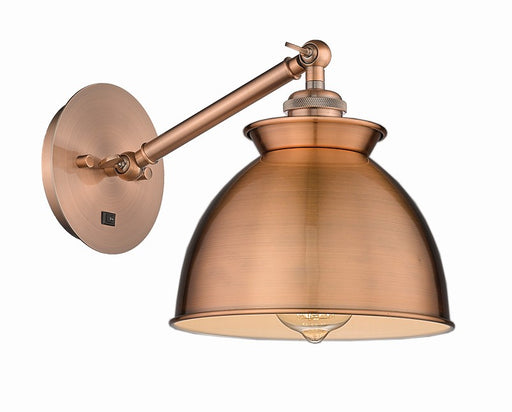 Ballston One Light Wall Sconce Antique Copper