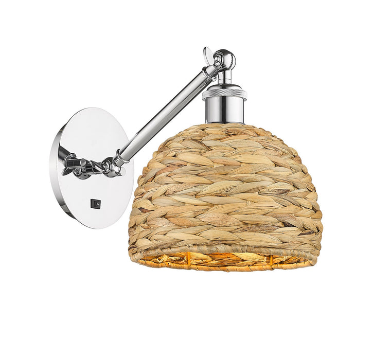 Innovations - 317-1W-PC-RBD-8-NAT - One Light Wall Sconce - Downtown Urban - Polished Chrome