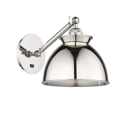 Ballston One Light Wall Sconce Polished Nickel