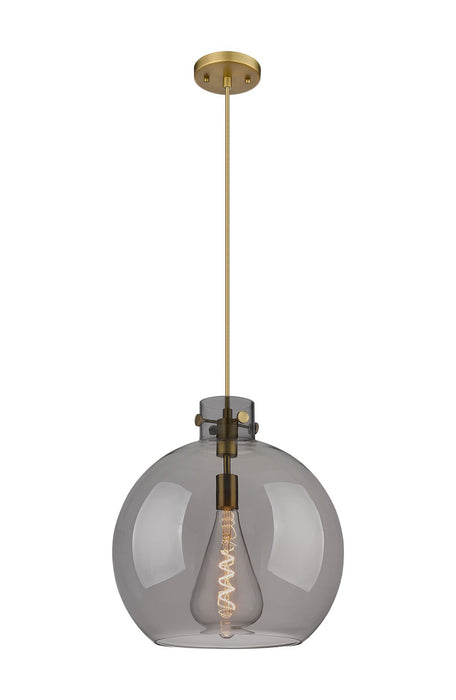 Innovations - 410-1PL-BB-G410-16SM - One Light Pendant - Newton - Brushed Brass