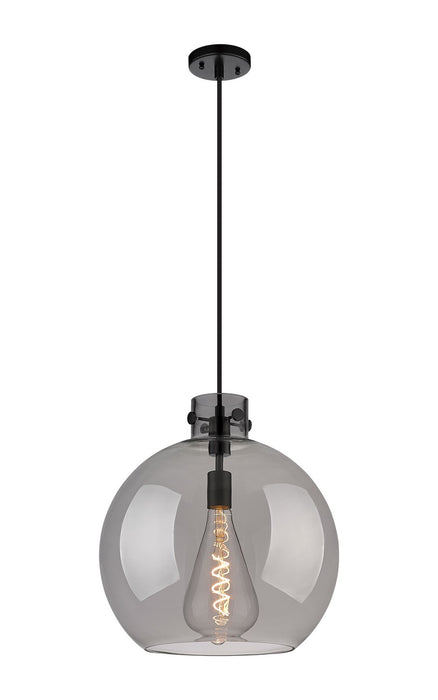 Innovations - 410-1PL-BK-G410-16SM - One Light Pendant - Newton - Matte Black