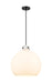 Innovations - 410-1PL-BK-G410-18WH - One Light Pendant - Newton - Matte Black