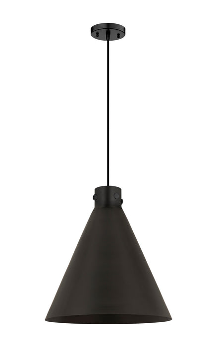 Innovations - 410-1PL-BK-M411-18BK - One Light Pendant - Downtown Urban - Matte Black