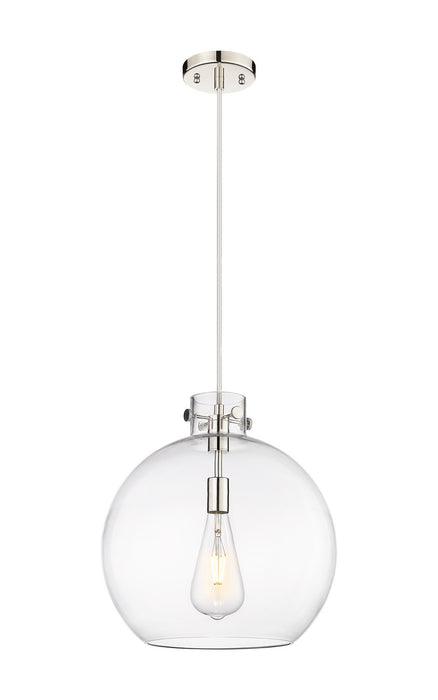 Innovations - 410-1PL-PN-G410-16CL - One Light Pendant - Newton - Polished Nickel