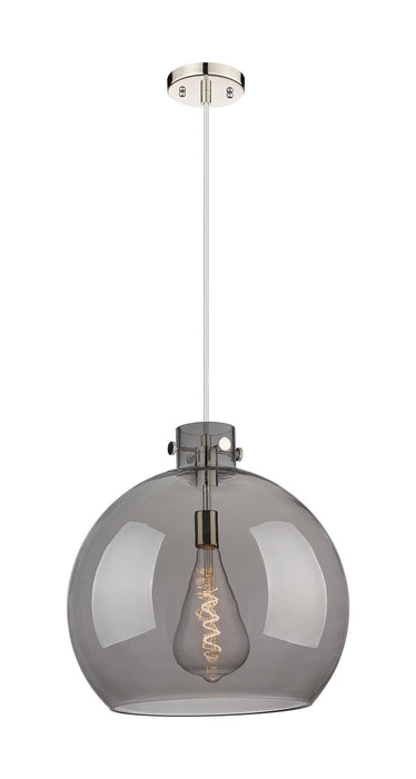 Innovations - 410-1PL-PN-G410-18SM - One Light Pendant - Newton - Polished Nickel