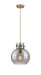 Innovations - 410-1PM-BB-G410-10SM - One Light Mini Pendant - Newton - Brushed Brass