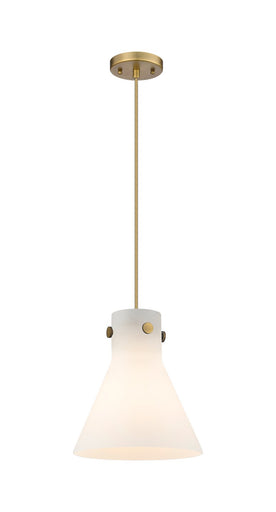 Downtown Urban One Light Pendant Brushed Brass