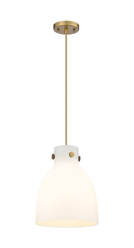 Downtown Urban One Light Pendant Brushed Brass