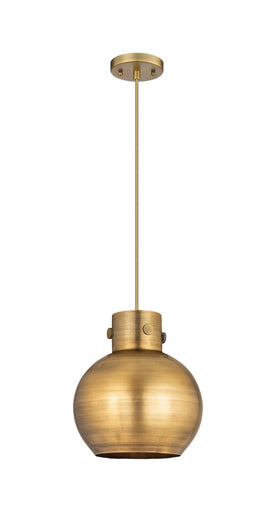 Downtown Urban One Light Pendant Brushed Brass