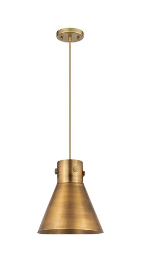 Downtown Urban One Light Pendant Brushed Brass