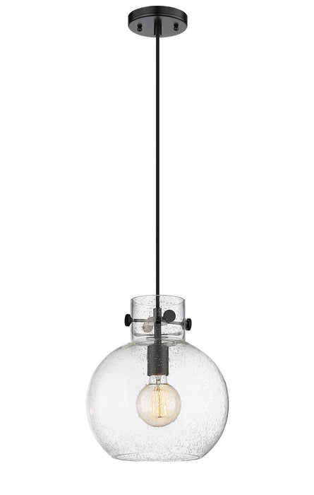 Innovations - 410-1PM-BK-G410-10SDY - One Light Mini Pendant - Newton - Matte Black