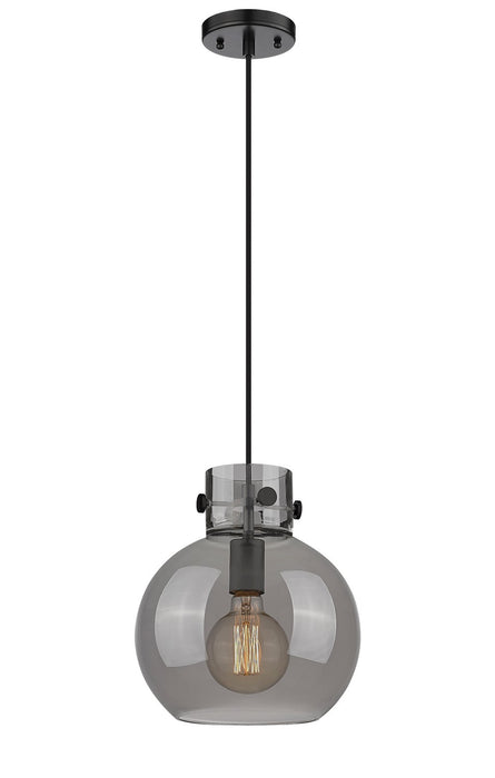 Innovations - 410-1PM-BK-G410-10SM - One Light Mini Pendant - Newton - Matte Black