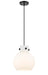 Innovations - 410-1PM-BK-G410-10WH - One Light Mini Pendant - Newton - Matte Black