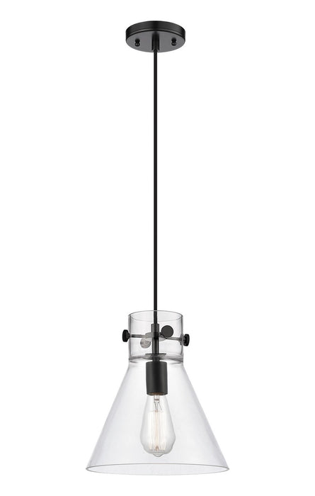 Innovations - 410-1PM-BK-G411-10CL - One Light Pendant - Downtown Urban - Matte Black