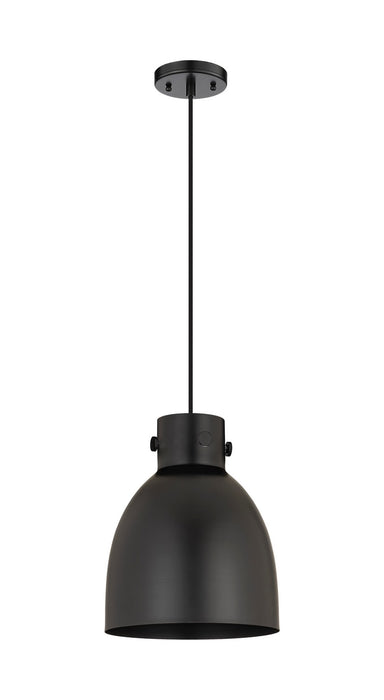 Innovations - 410-1PM-BK-M412-10BK - One Light Pendant - Downtown Urban - Matte Black