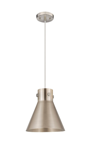 Downtown Urban One Light Pendant Satin Nickel