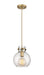 Innovations - 410-1PS-BB-G410-8SDY - One Light Mini Pendant - Newton - Brushed Brass