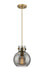 Innovations - 410-1PS-BB-G410-8SM - One Light Mini Pendant - Newton - Brushed Brass